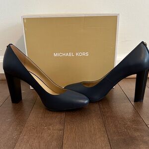 Michael Kors Dark Blue Heels